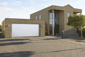 White NASSAU Softline Garage Door