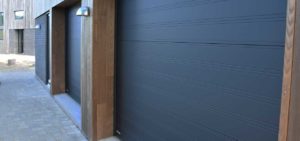 softline granite garage door black